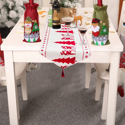 VIVORA™ Noel Embroidered Cotton Table Runner