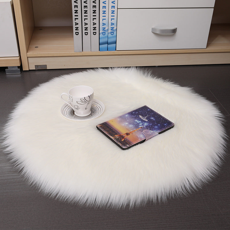 Vivora™ Plush Round Faux Fur Rug