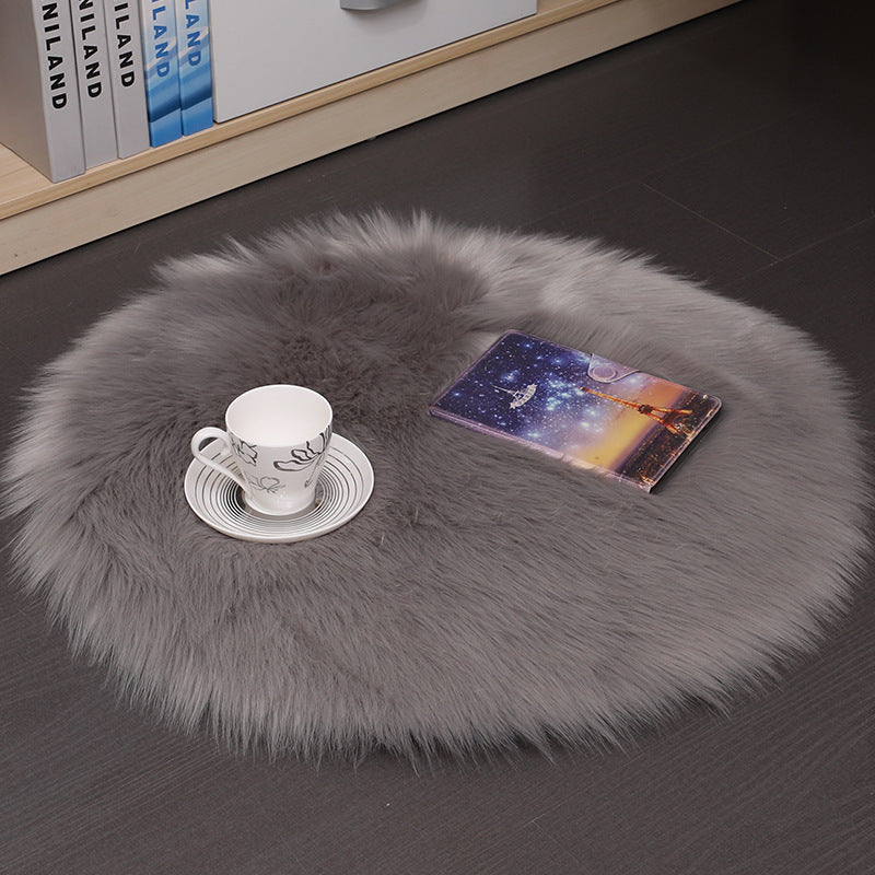 Vivora™ Plush Round Faux Fur Rug