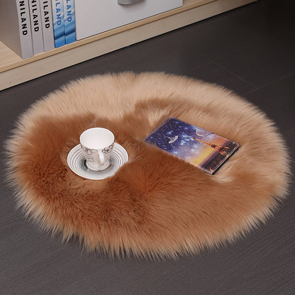 Vivora™ Plush Round Faux Fur Rug