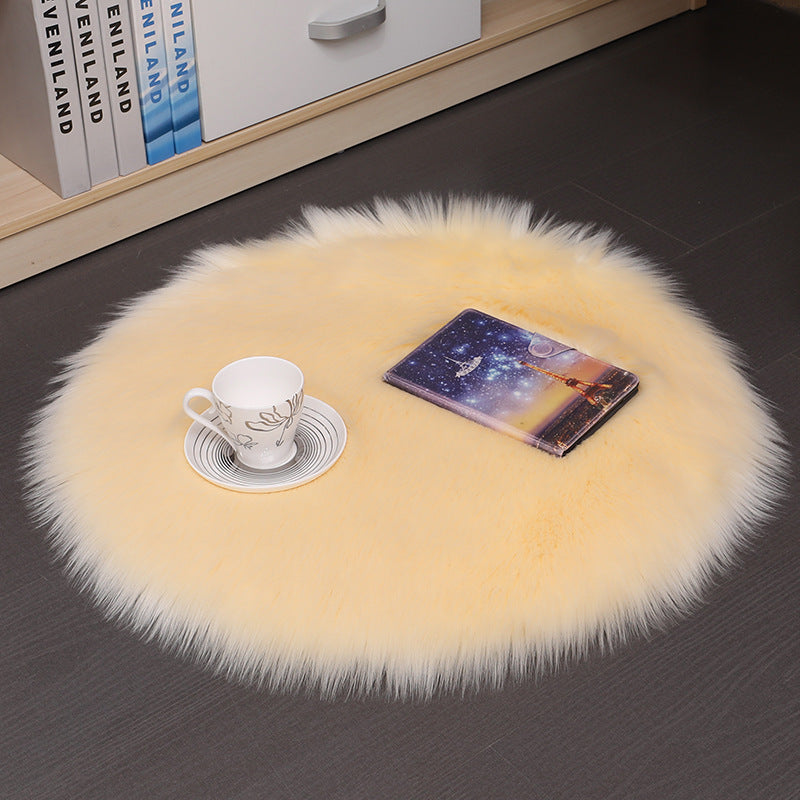 Vivora™ Plush Round Faux Fur Rug