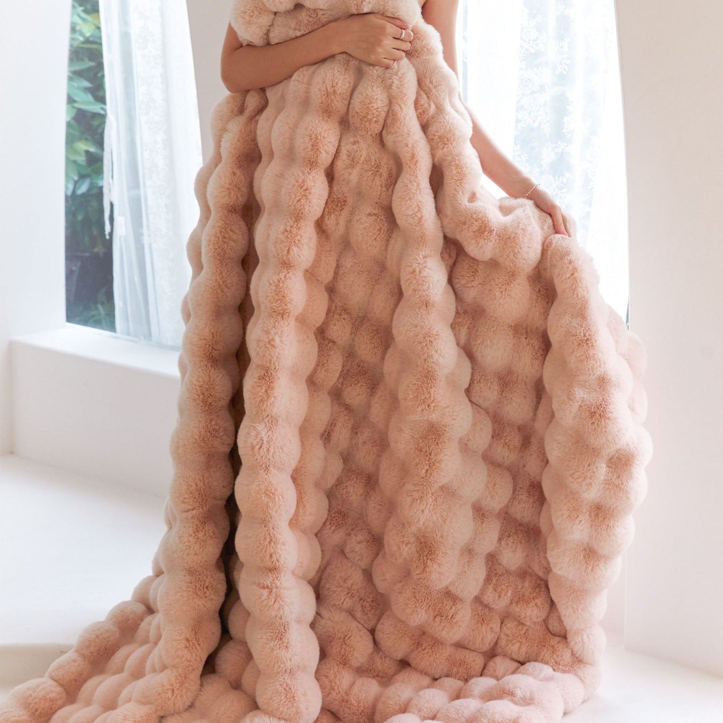 VelvetCloud Faux Rabbit Blanket