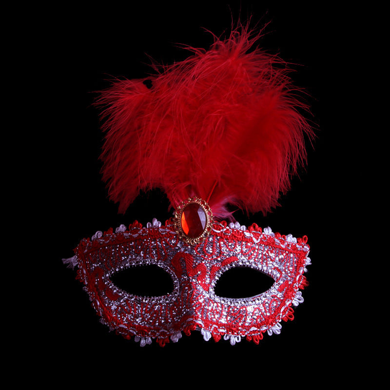 VIVORA™ Luxe Feather Masquerade Mask