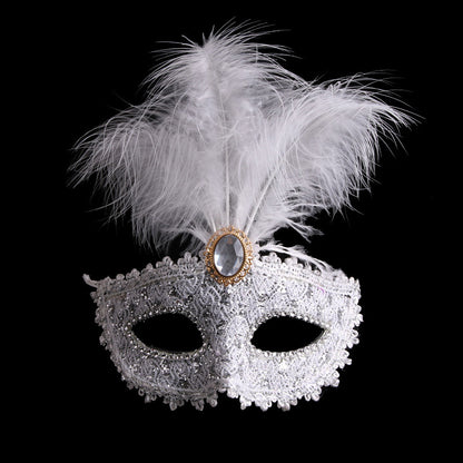 VIVORA™ Luxe Feather Masquerade Mask